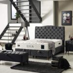 Gecapitonneerde Boxspring met opbergruimte Lucca