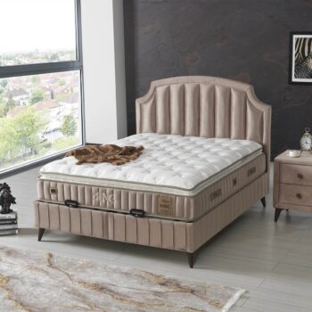 Luxe boxspring met opbergruimte King