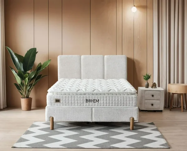 Compleet boxspring met opbergruimte Bohem (storage bed)