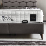 Boxspring Amsterdam met opbergruimte Stone Antraciet
