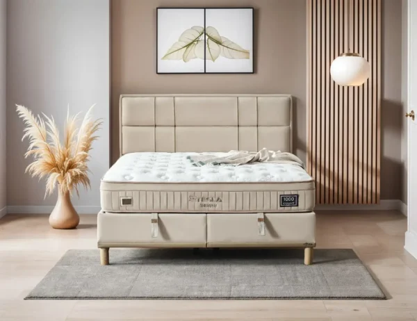 Boxspring bed met opbergruimte Tesla Therapy