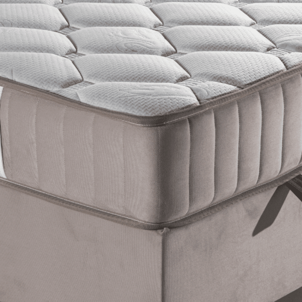 Boxspring actie compleet met pocketvering matras (storage bed)