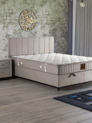 Boxspring actie compleet met pocketvering matras (storage bed)