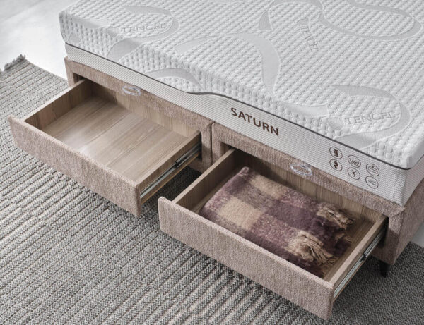 Boxspring Mooka met lades