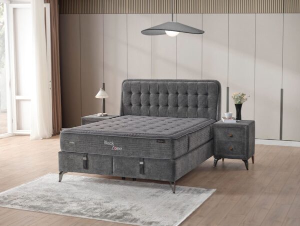 Black Zone boxspring set