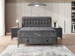 Black Zone boxspring set