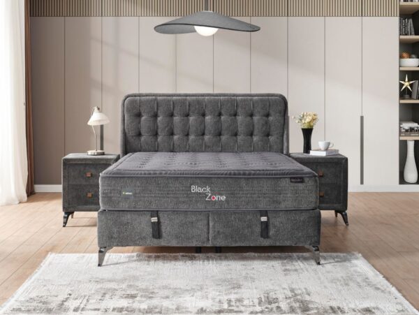 Black Zone boxspring set