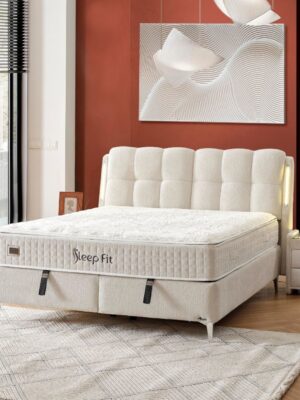 Sleep Fit boxspring set – LED-hoofdbord & opbergruimte